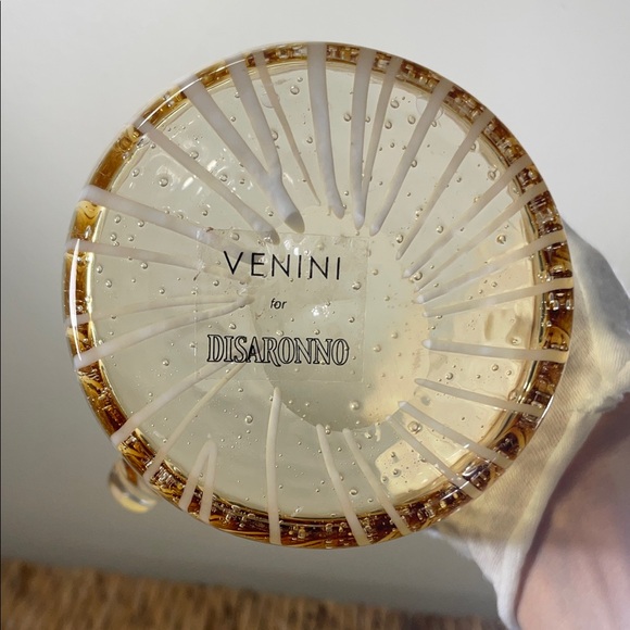 Venini Murano Art Glass “Bollicine” Amber Ice Bucket – Limited Edition - Picture 8 of 10